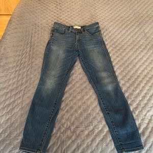 Madewell Women's Jeans Size 26 Blue Denim 10" High-Rise Skinny